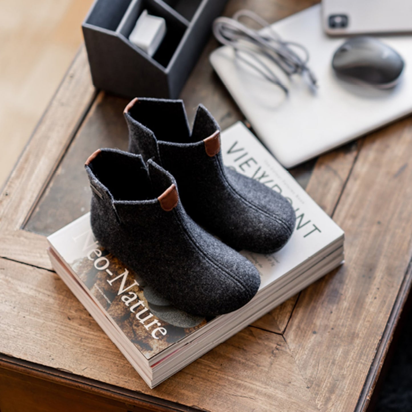 Ester Hjemmesko, kvinder, sort asfalt