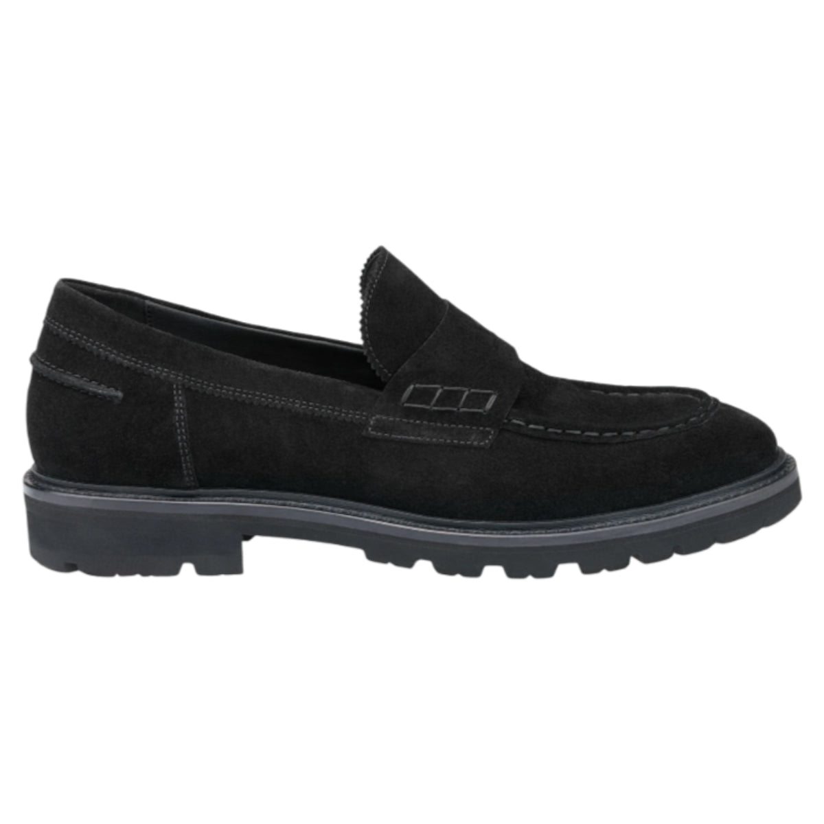 SELECT 240 loafers, herre- sort ruskind