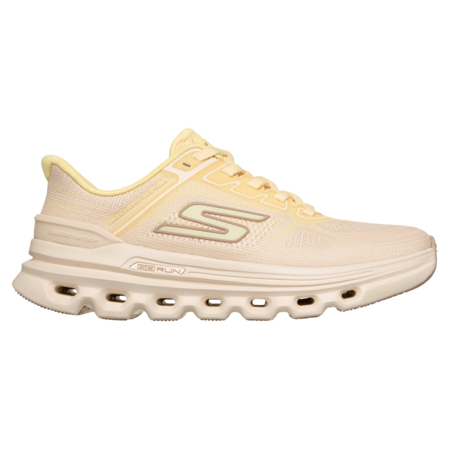 GO RUN Glide-Step Arch Fit sneakers, kvinder, natural