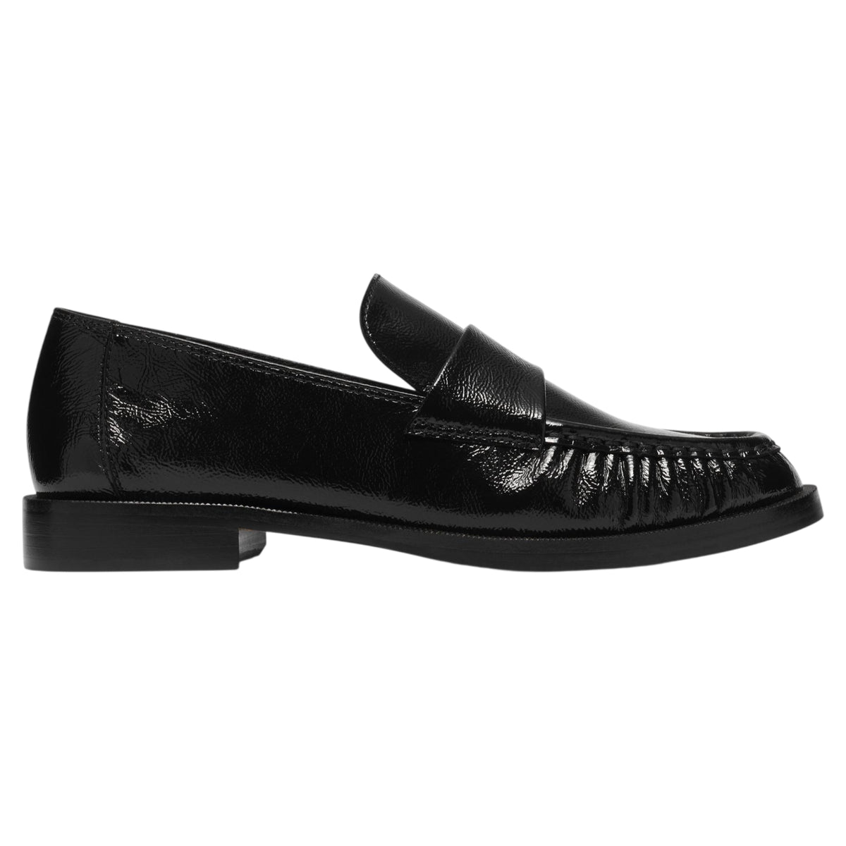 Straven2 Step loafers, kvinder, sort lak