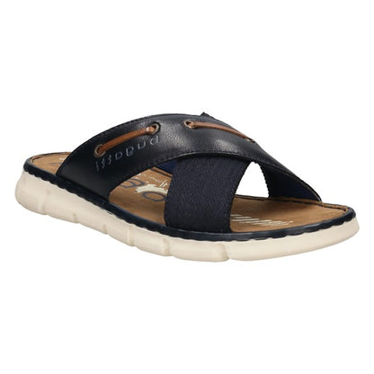 Flade sandaler, herre, mørkeblå
