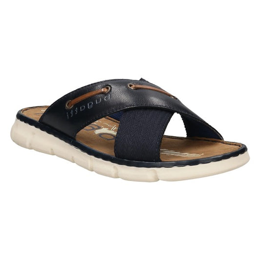 Flade sandaler, herre, mørkeblå