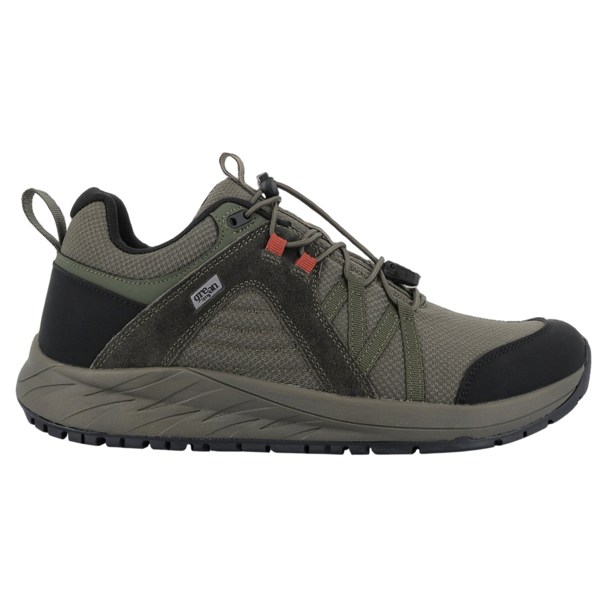 PATH PELLE sneakers, herre, oliven grøn
