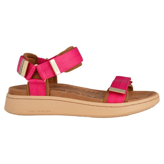 Line Flade sandaler, kvinder, pitaya