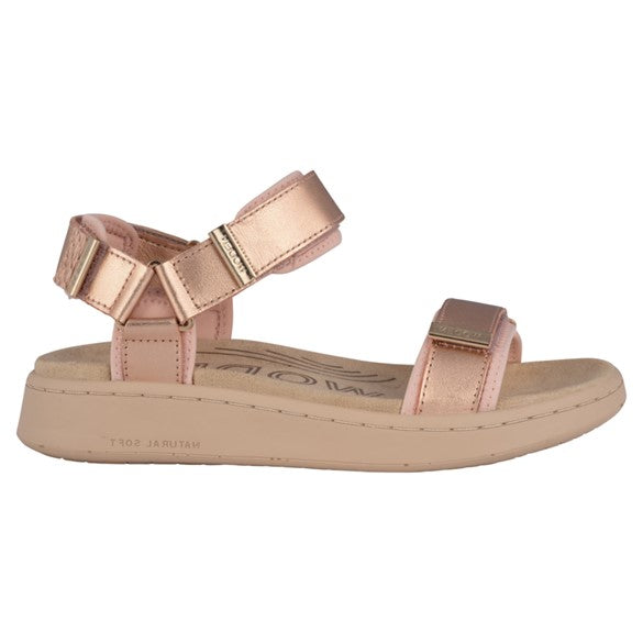 Line Flade sandaler, kvinder, rose