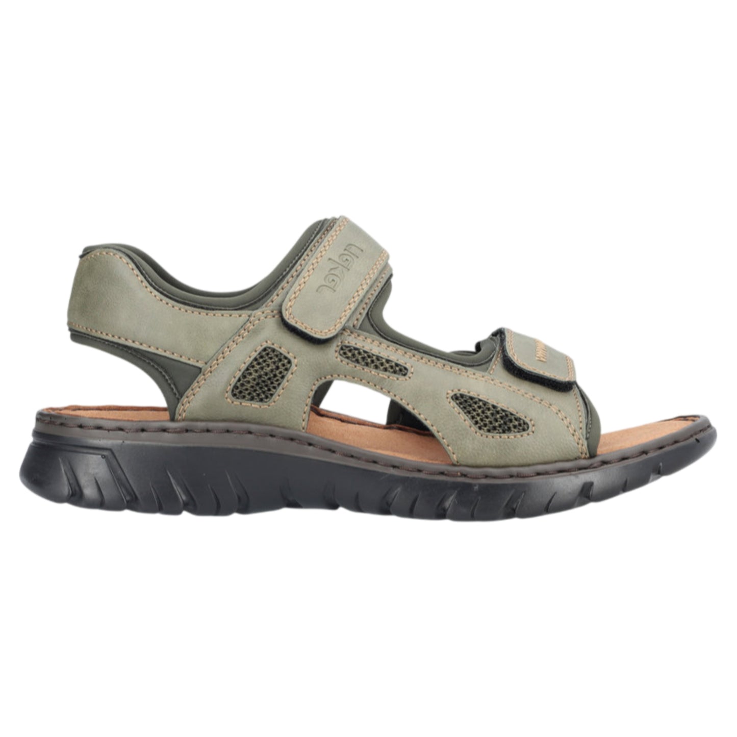 Vandresandaler, herre, olive