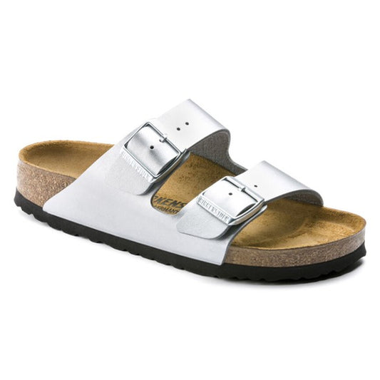 Arizona Birko-Flor Slippers, kvinder, sølv