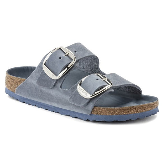 Arizona Big Buckle Slippers, kvinder, støvet blå