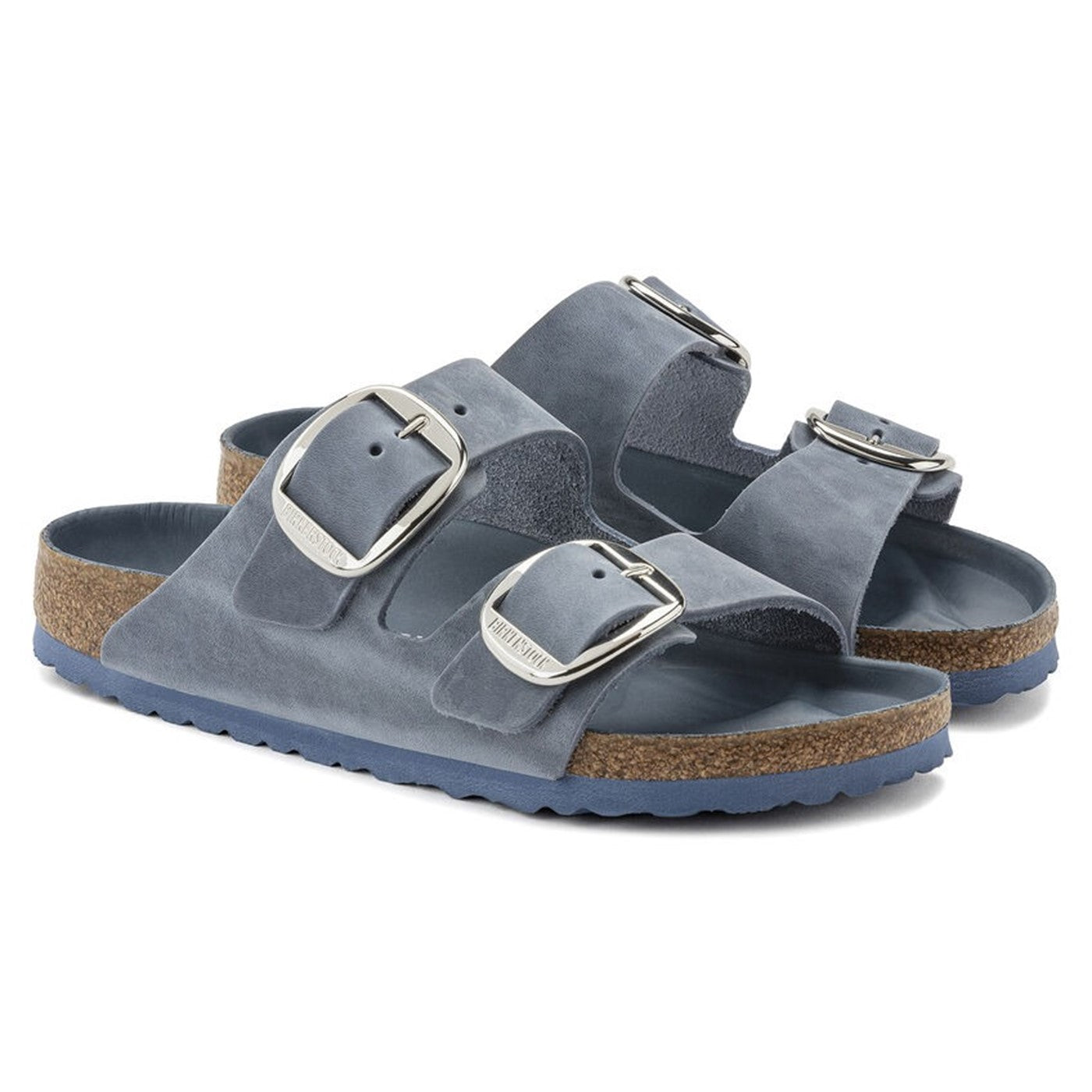 Arizona Big Buckle Slippers, kvinder, støvet blå