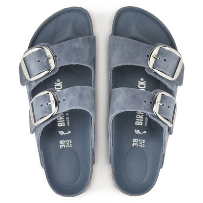 Arizona Big Buckle Slippers, kvinder, støvet blå