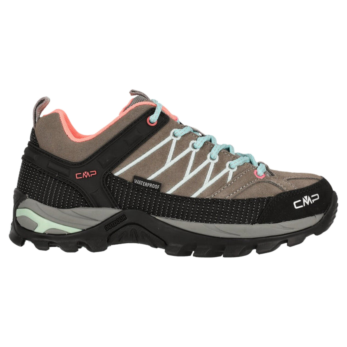 RIGEL LOW sneakers, kvinder, deserto / jade