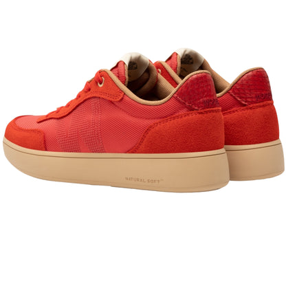 Line sneakers, kvinder, flame rød