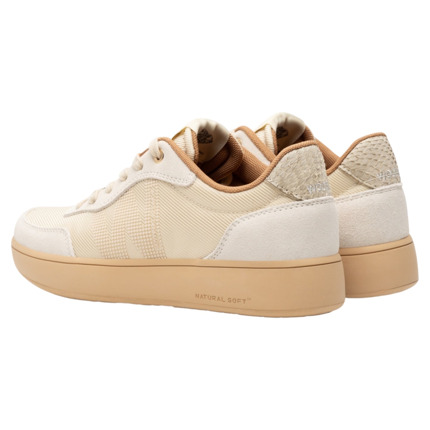 Line sneakers, kvinder, ivory beige