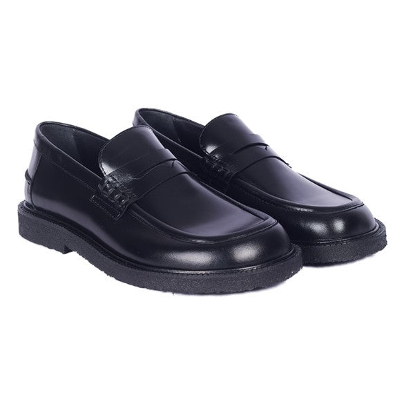 Penny Loafers, kvinder, sort