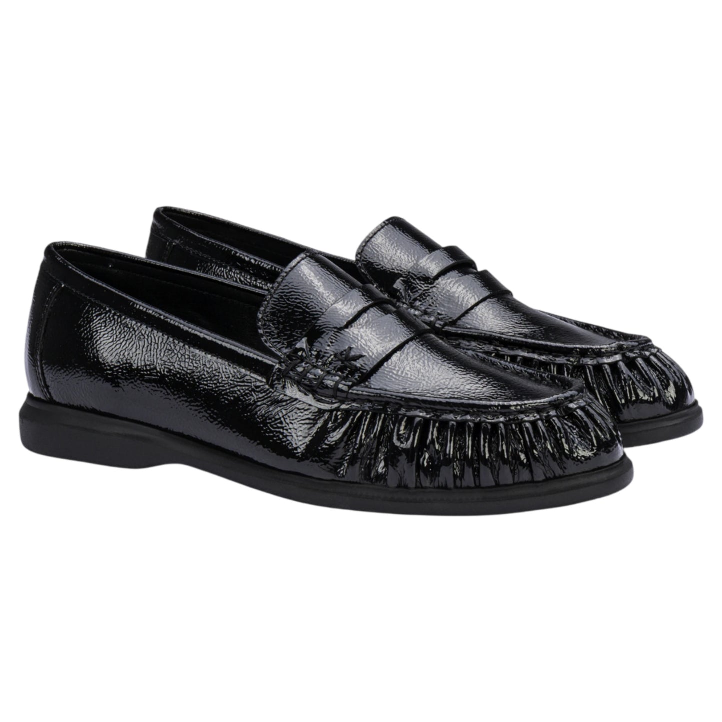 N-STRIDE 240 loafers, kvinder, sort lak