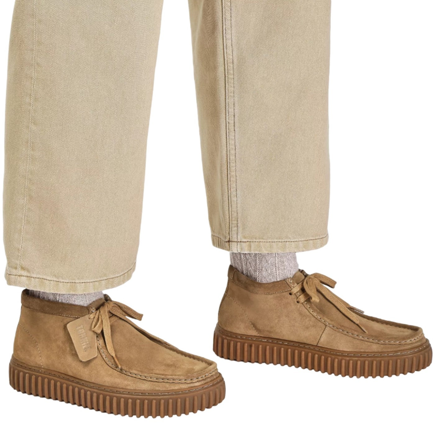 Clarks Torhill Hi - Sko til herre - Mørk sand
