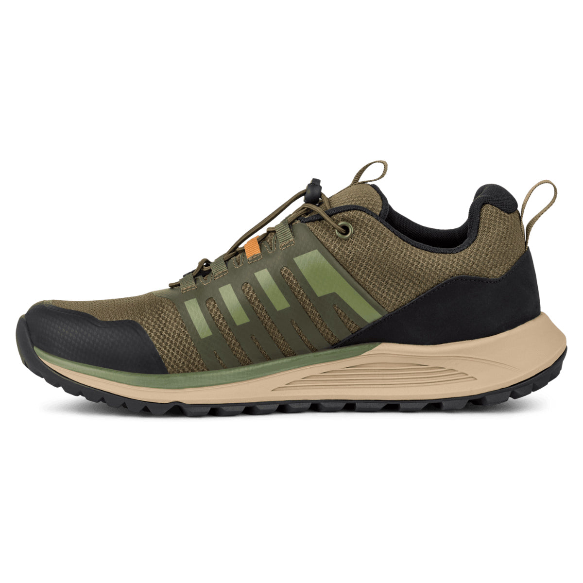 Track N' trail sneakers, herre, oliven