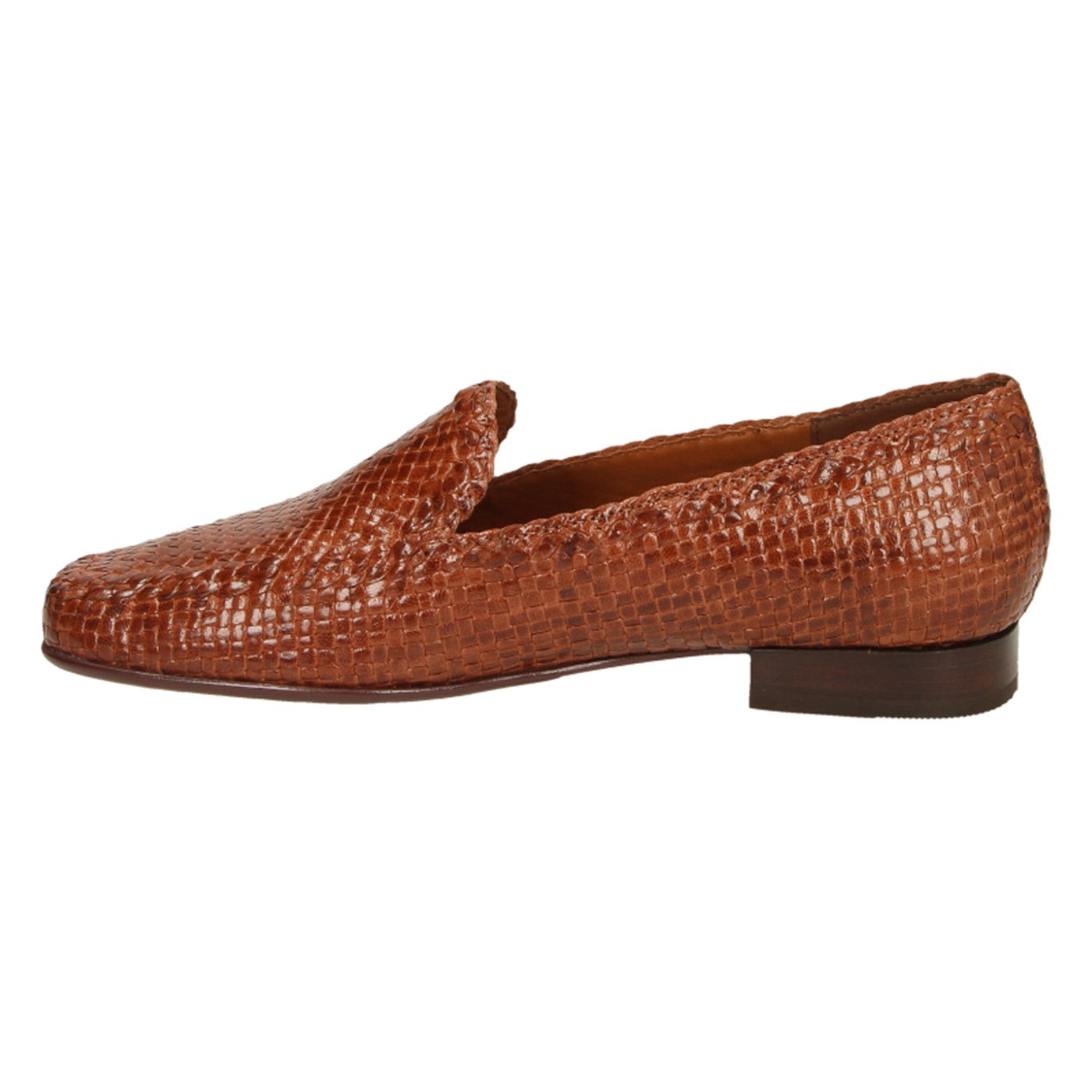 Loafers, kvinder, cognac