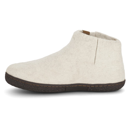 WOOL NEPAL Hjemmesko, kvinder, off white