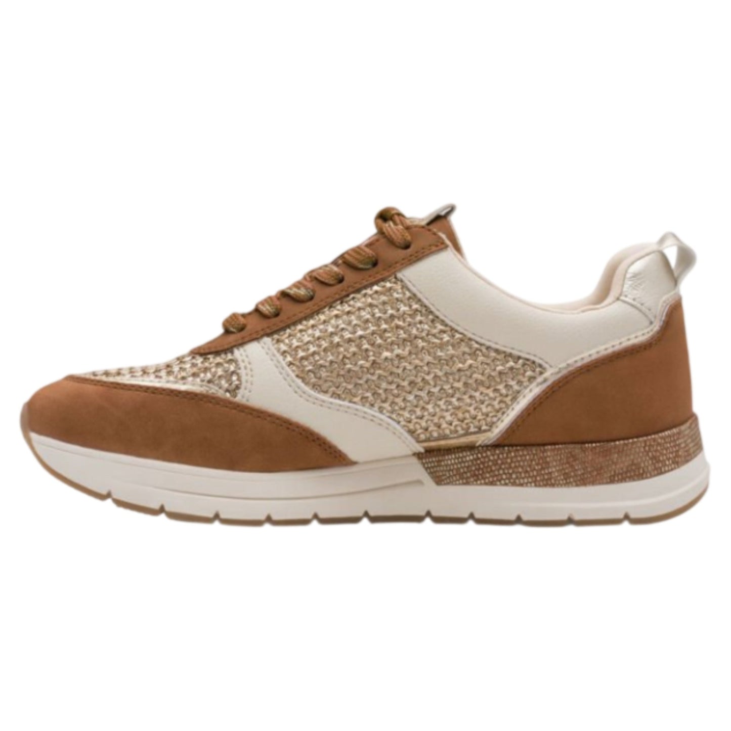 Sneakers, kvinder, cognac