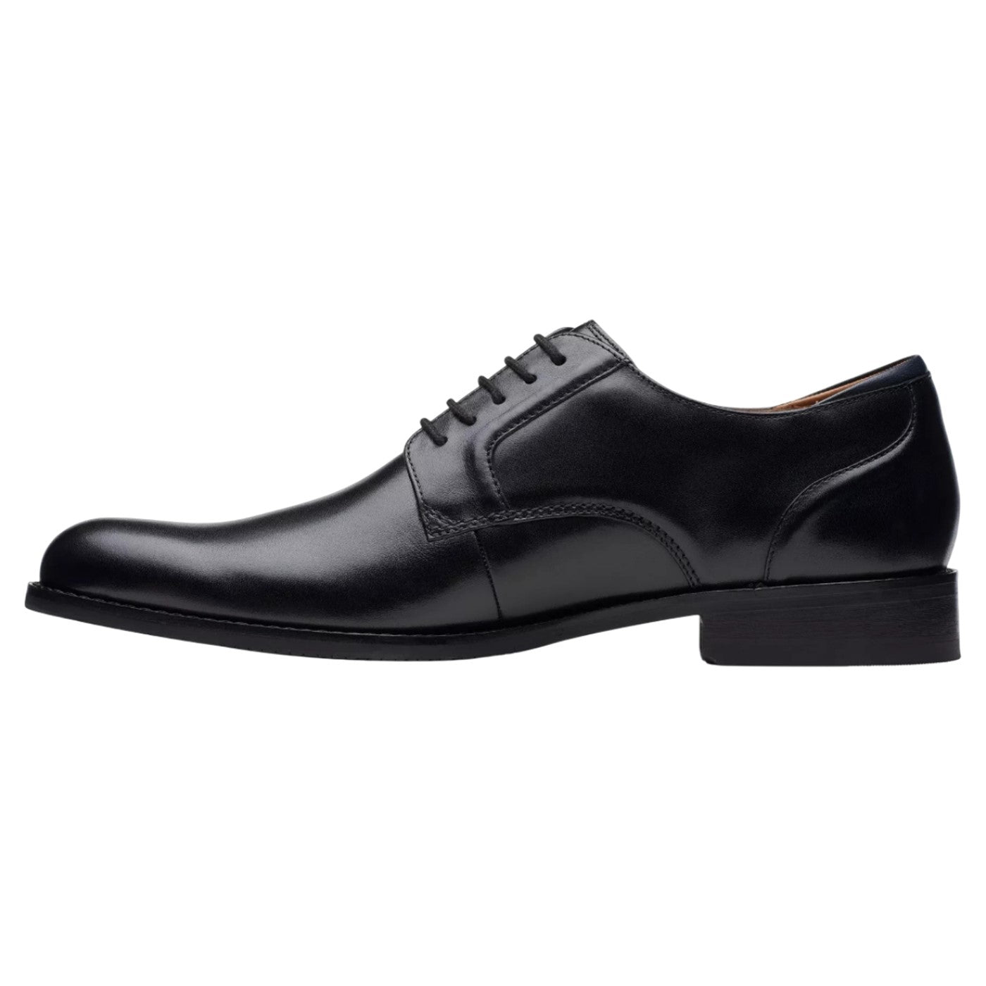Clarks- Whiddon Pace, black leather