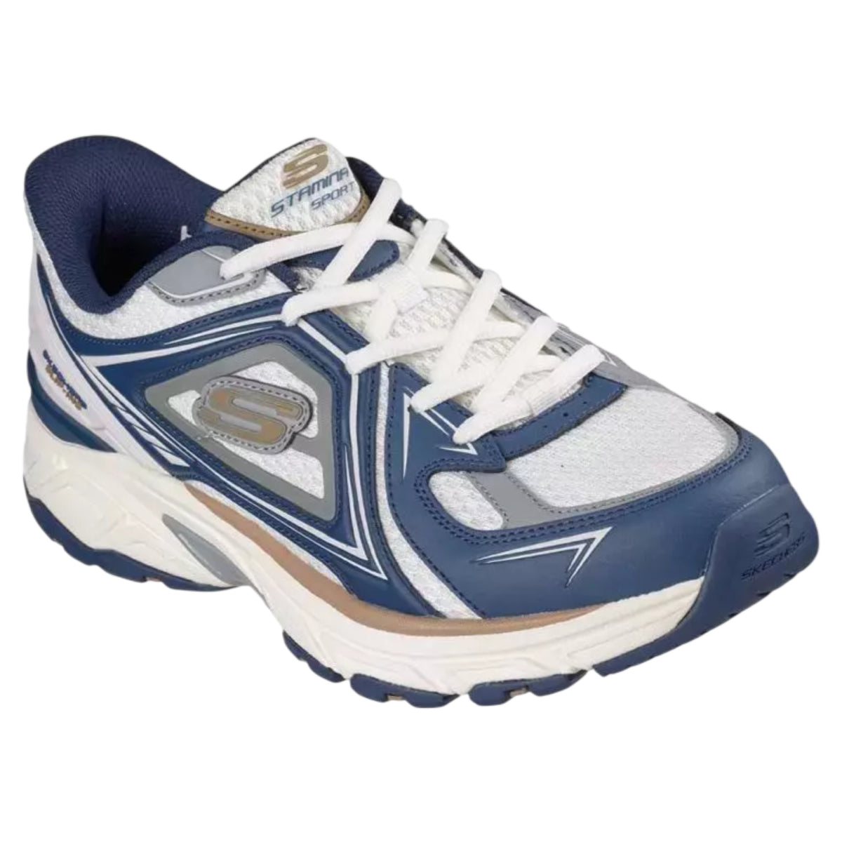 Stamina Sport sneakers, herre, hvid / navy