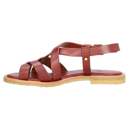 Flade sandaler, kvinder, brun