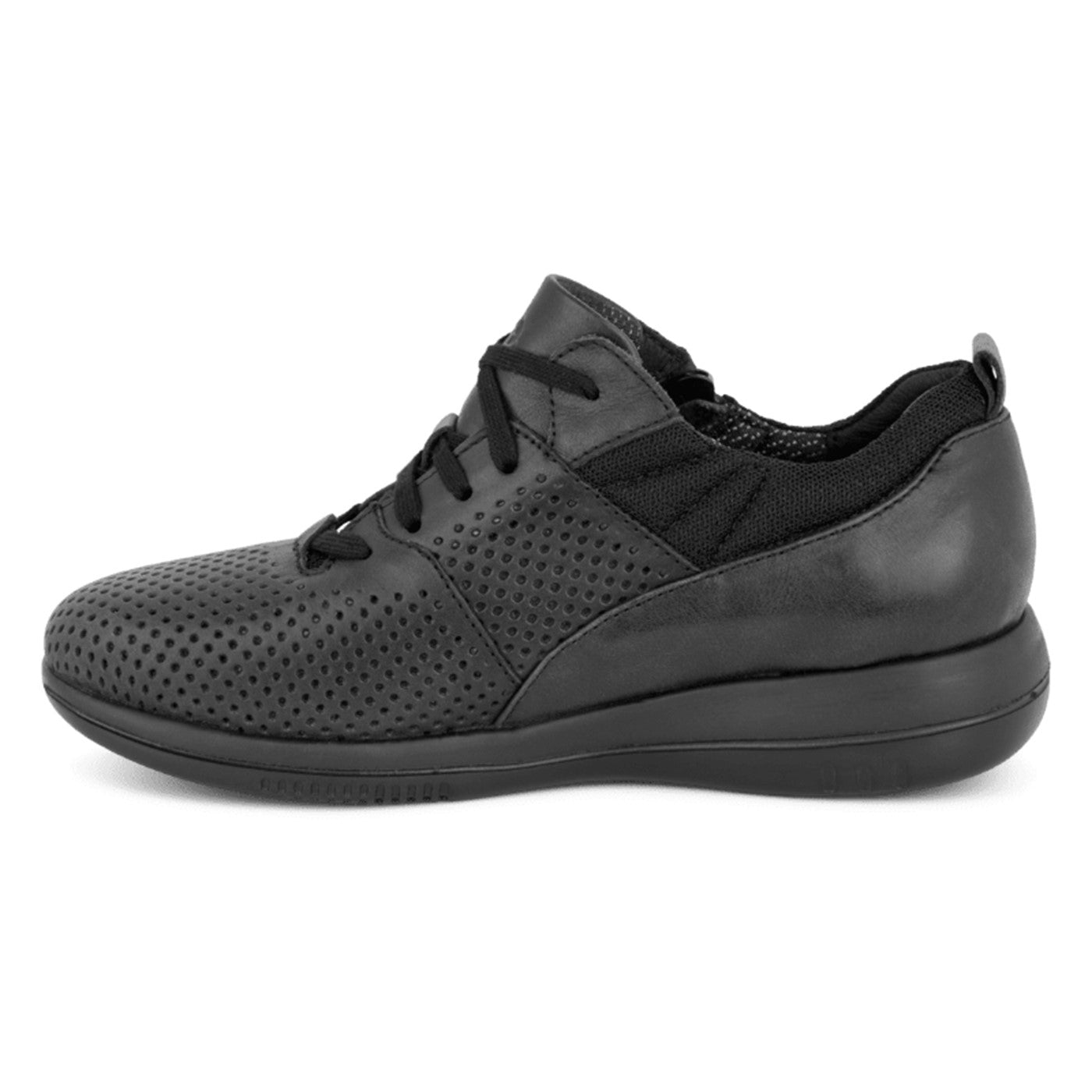 Leaf Lace Sneakers, kvinder, sort