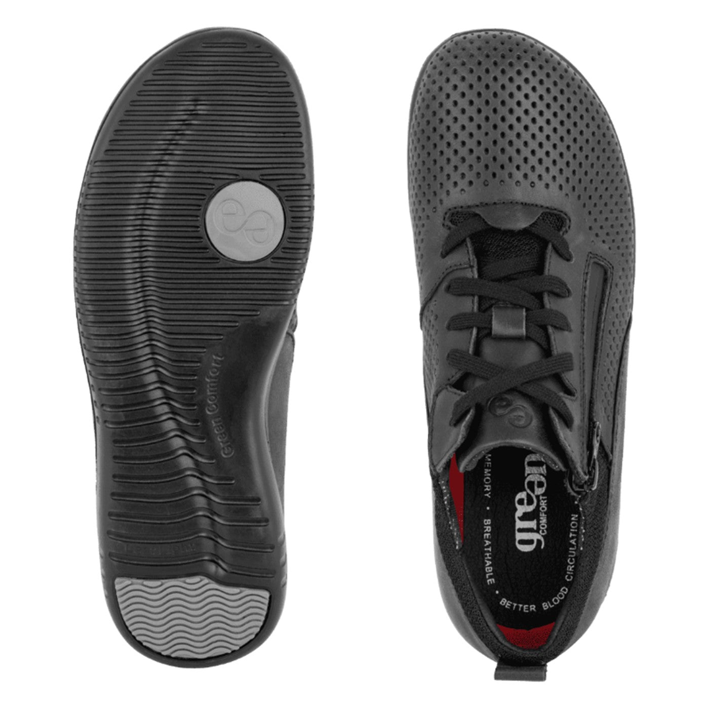 Leaf Lace Sneakers, kvinder, sort