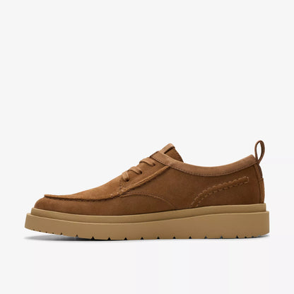 Clarks- Polden Moc, Cola Suede