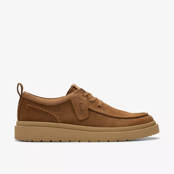 Clarks- Polden Moc, Cola Suede