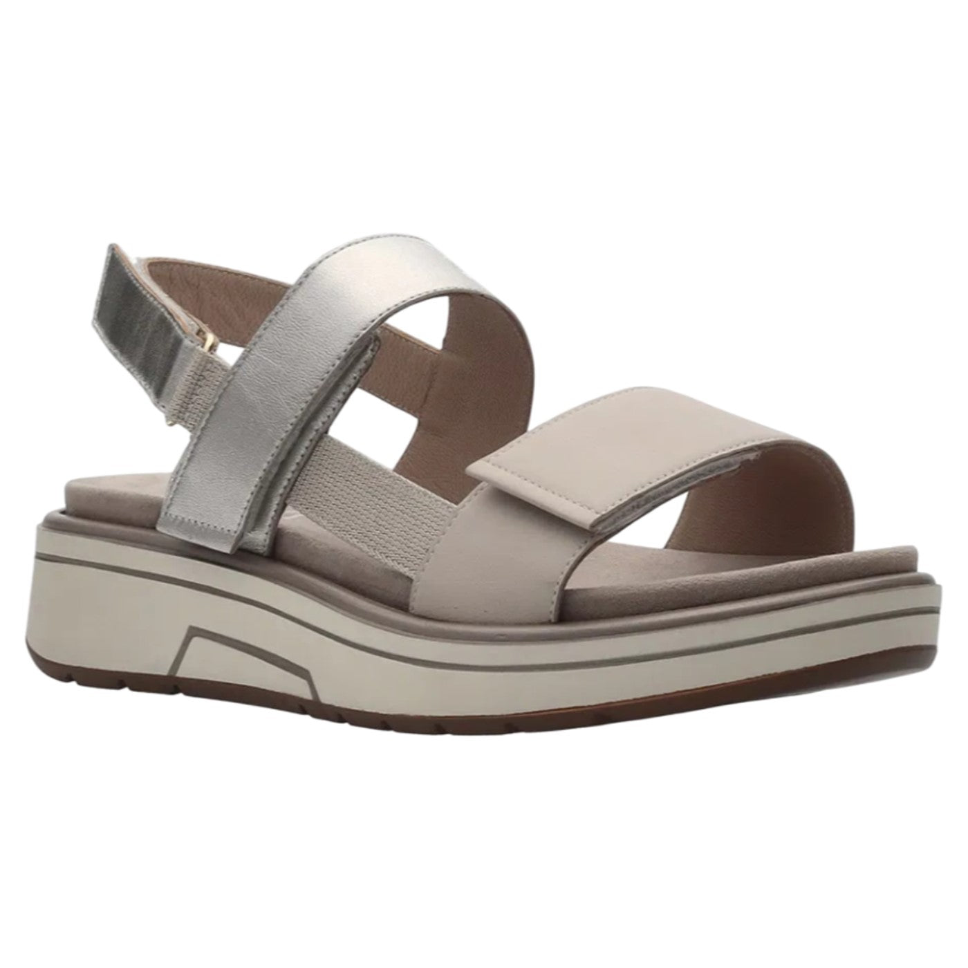 Lucca Flade sandaler, kvinder, silver