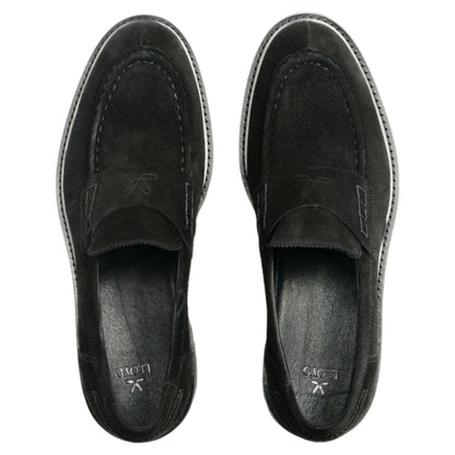 SELECT 240 loafers, herre- sort ruskind