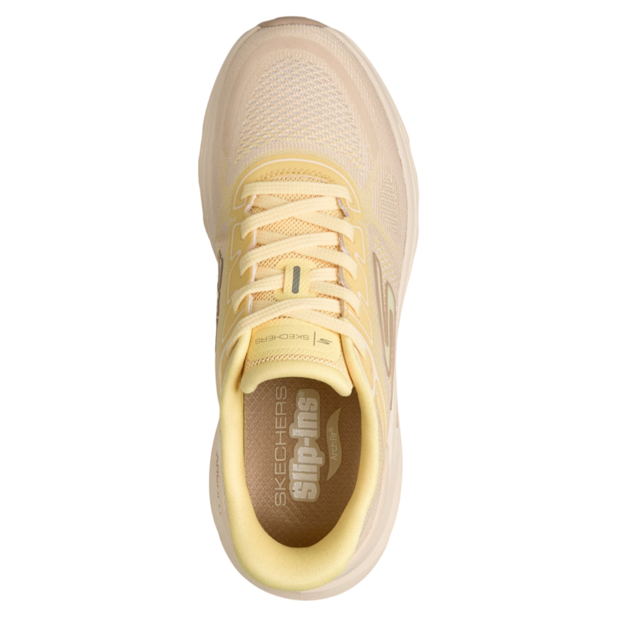 GO RUN Glide-Step Arch Fit sneakers, kvinder, natural