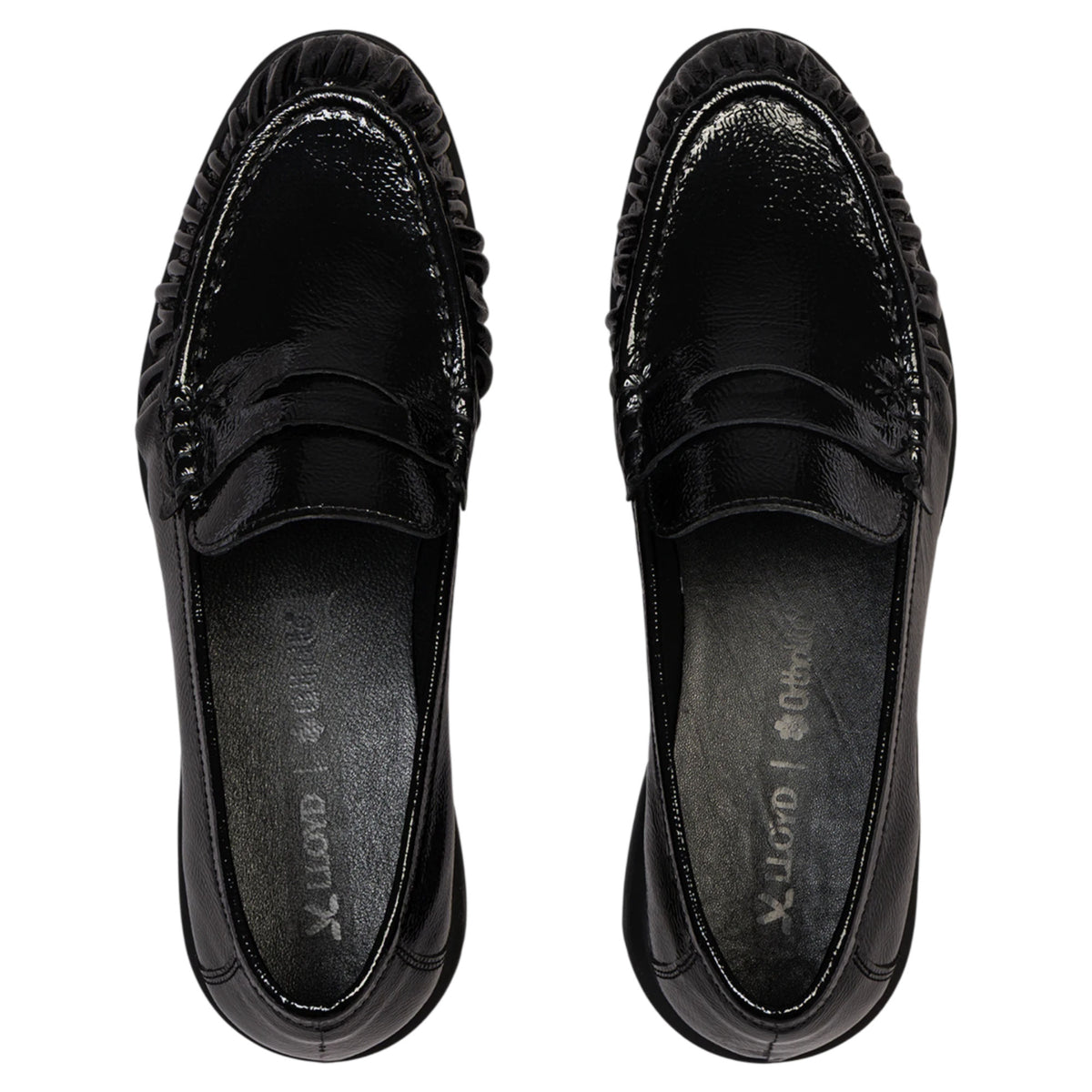 N-STRIDE 240 loafers, kvinder, sort lak