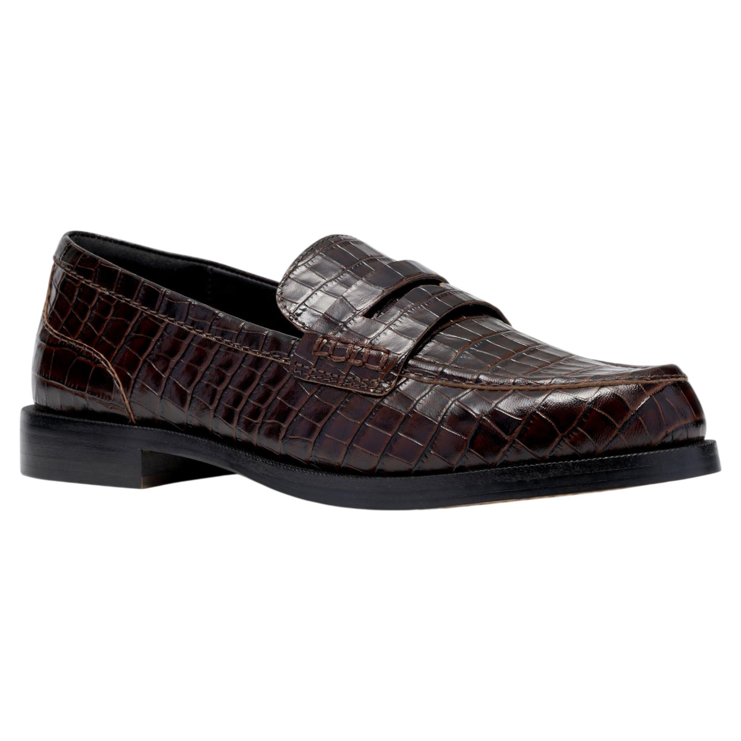 Straven2 Penny loafers, kvinder, brun