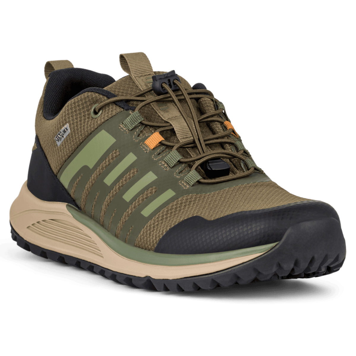 Track N' trail sneakers, herre, oliven