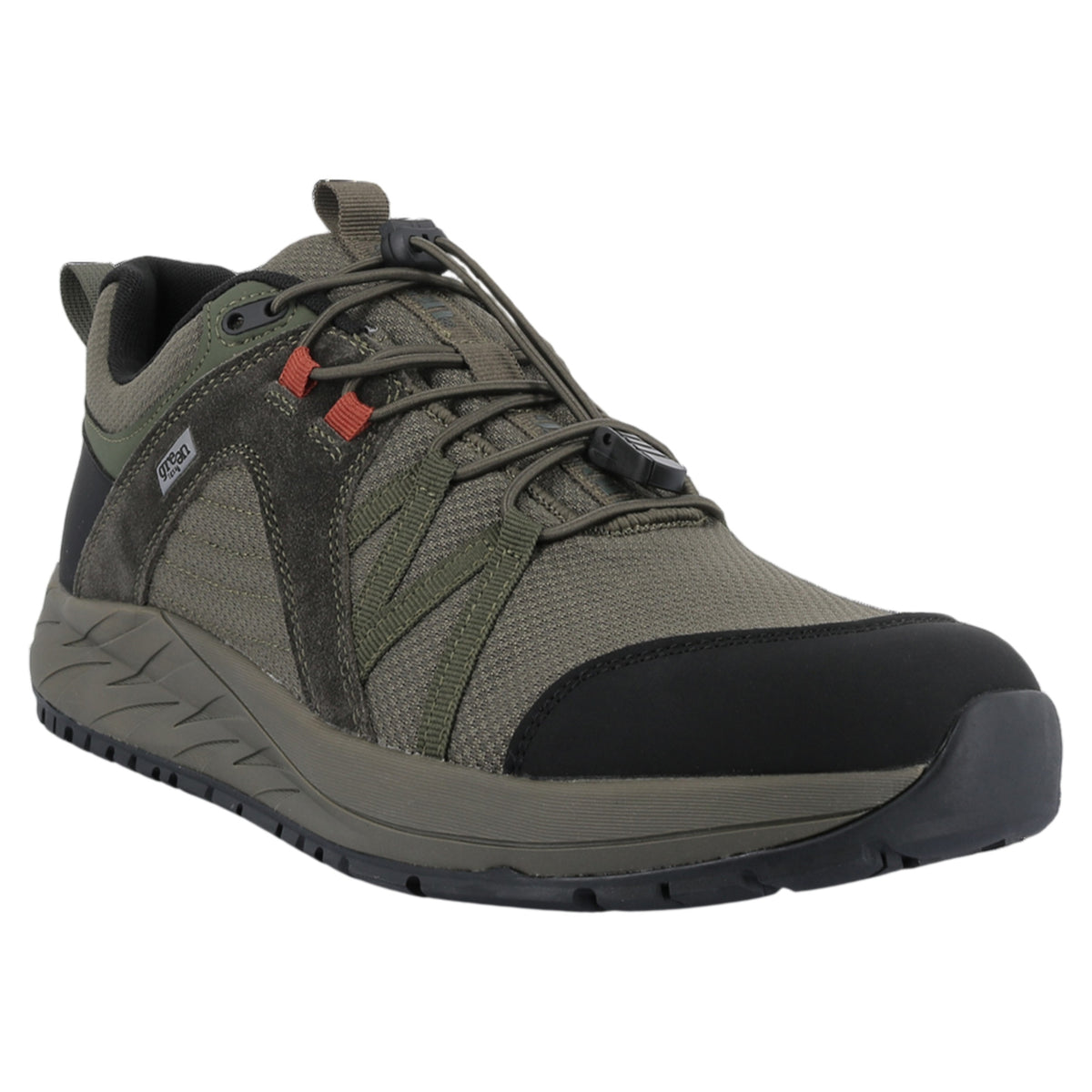 PATH PELLE sneakers, herre, oliven grøn