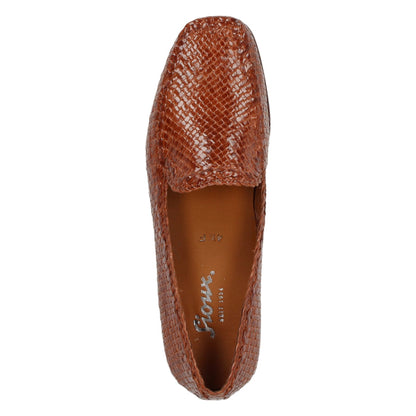 Loafers, kvinder, cognac
