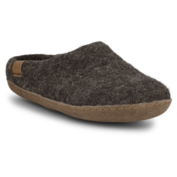 WOOL MAKALU Hjemmesko, herre, brun