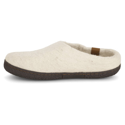 WOOL TIBET Hjemmesko, kvinder, off white