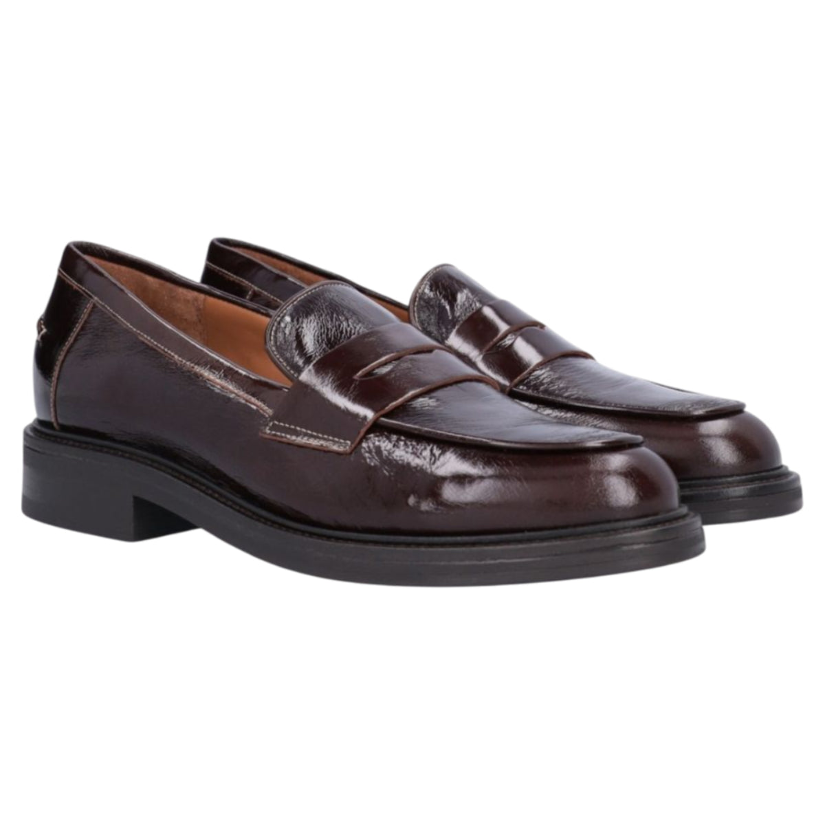 Loafers, kvinder, brun