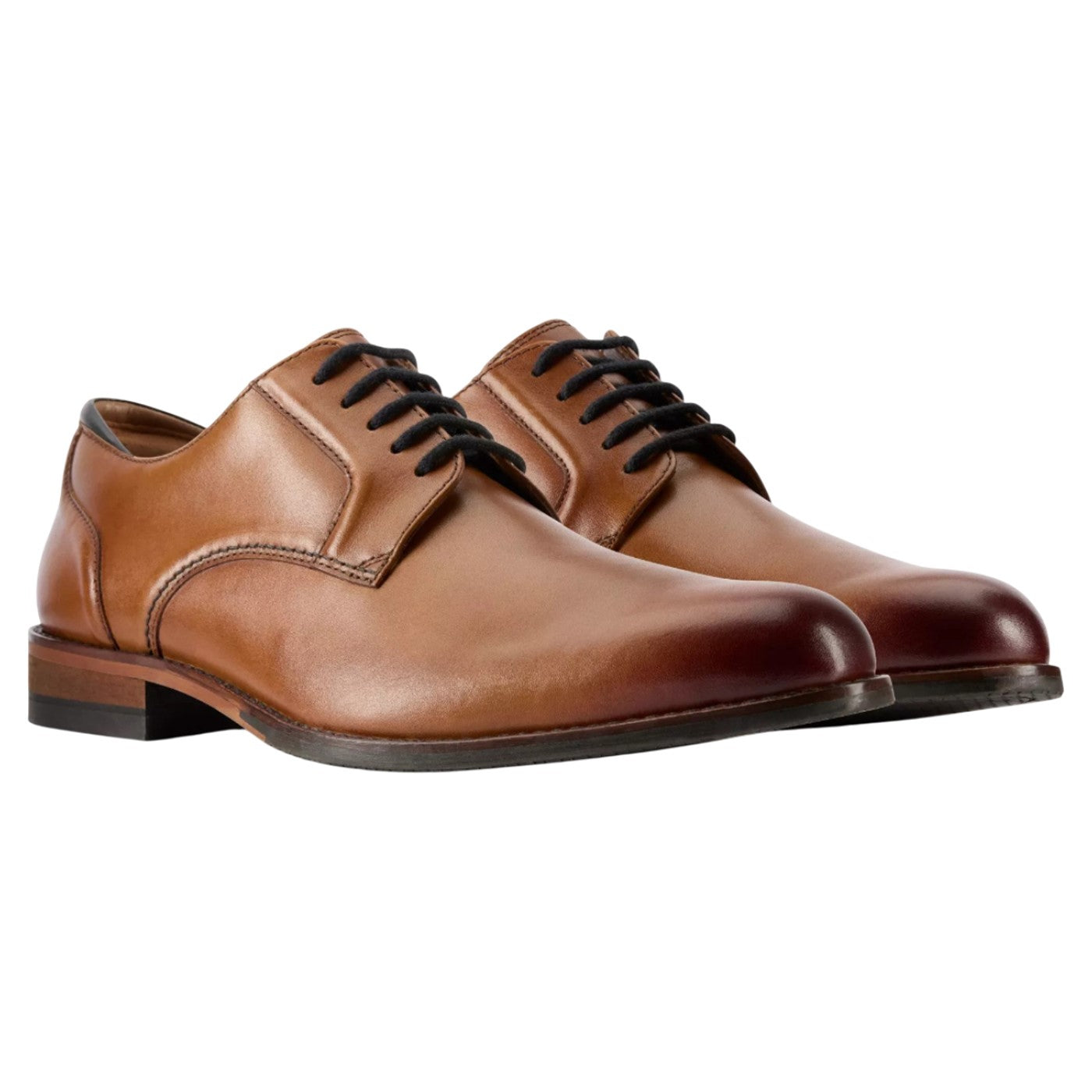 Clarks- Whiddon Pace, Dark tan leather