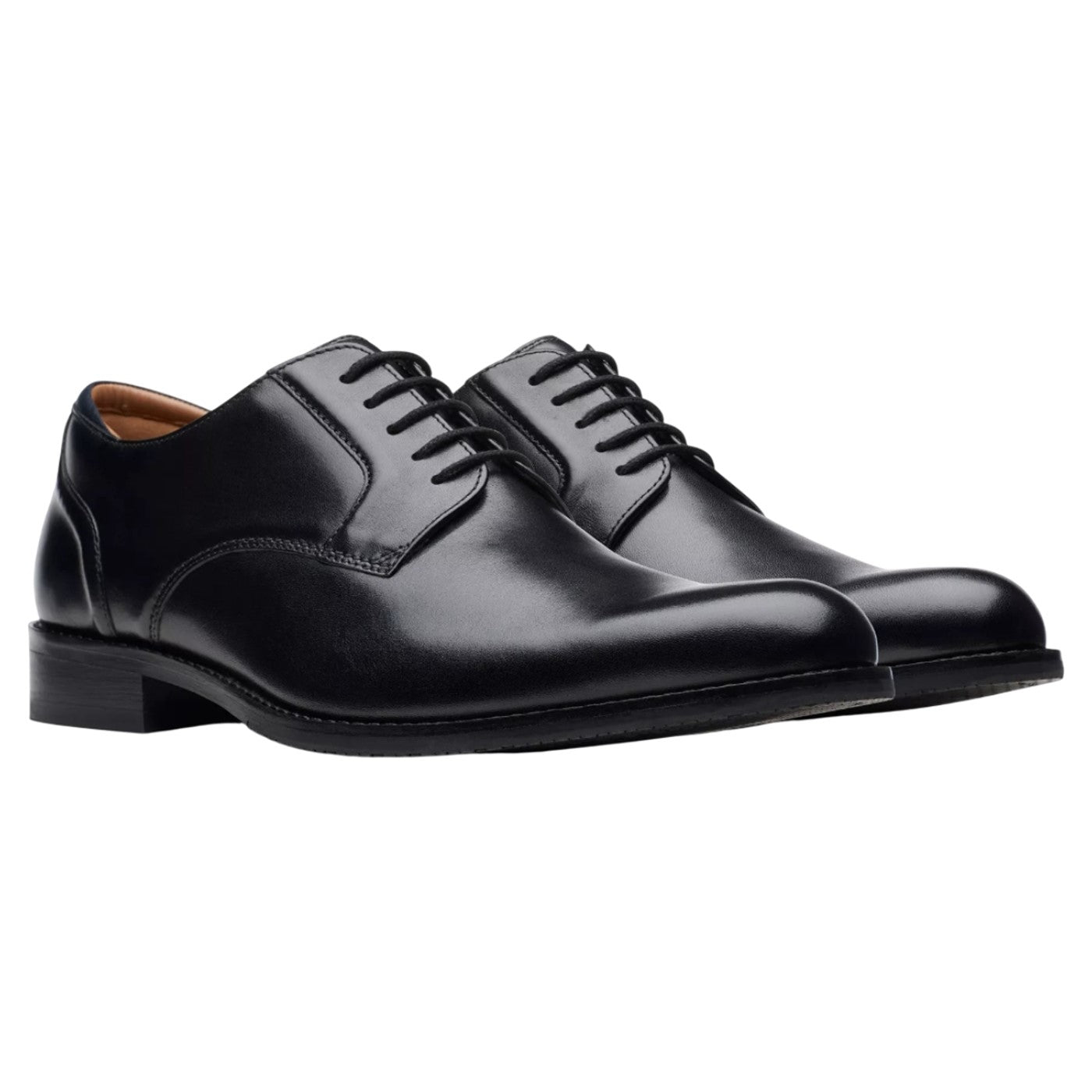 Clarks- Whiddon Pace, black leather