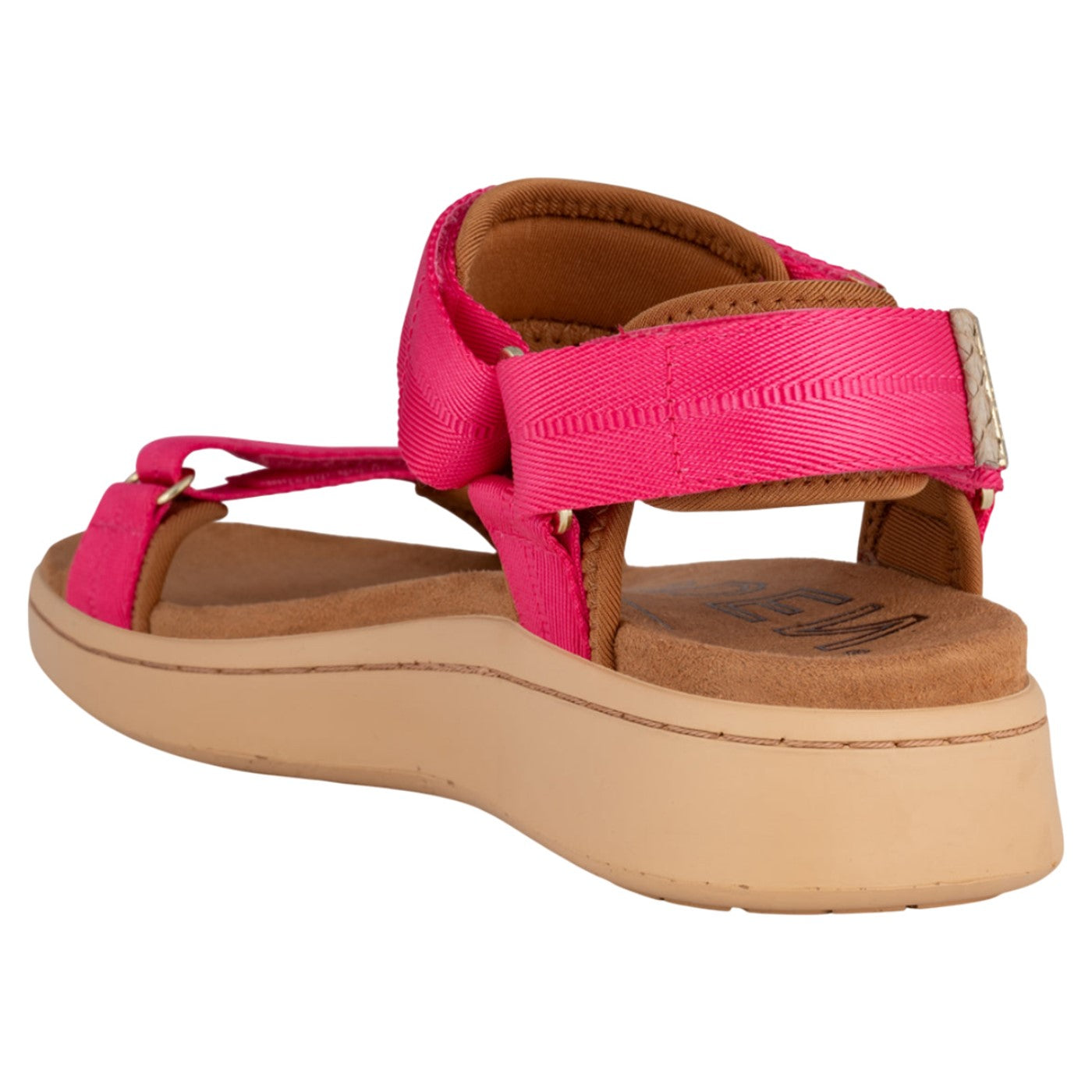 Line Flade sandaler, kvinder, pitaya