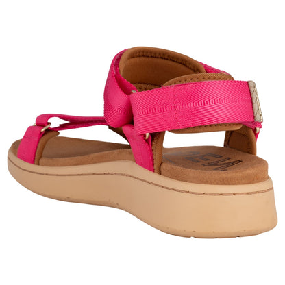 Line Flade sandaler, kvinder, pitaya