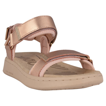 Line Flade sandaler, kvinder, rose