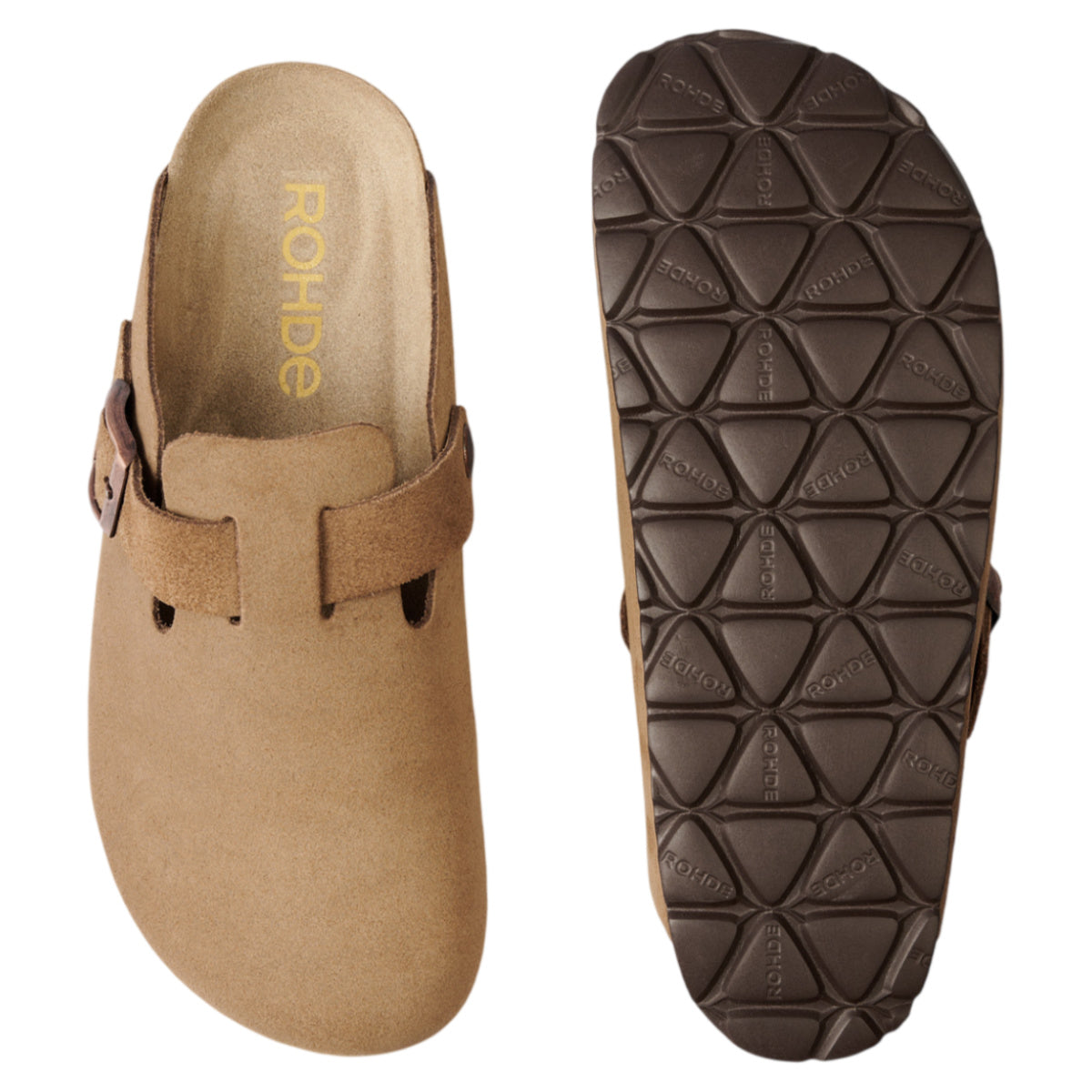 Alba Clog slip-ons, kvinder, camel