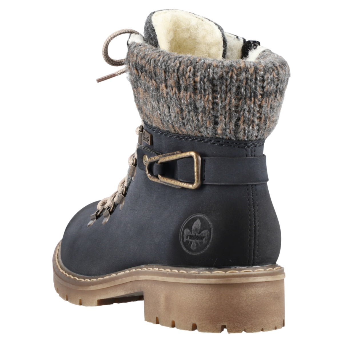 Støvler med foer, kvinder, blå