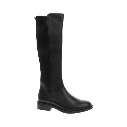 Langskaftet støvle, kvinder- sort